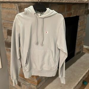 Champion Mint Green Reversed Weave Hoodie Size S